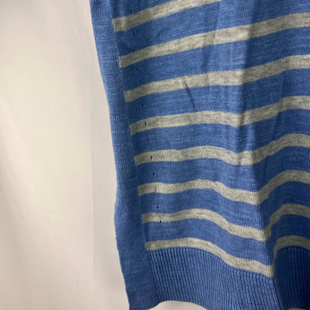 Vineyard Vines Relaxed Striped Cotton Sweater - Picture 9 of 10